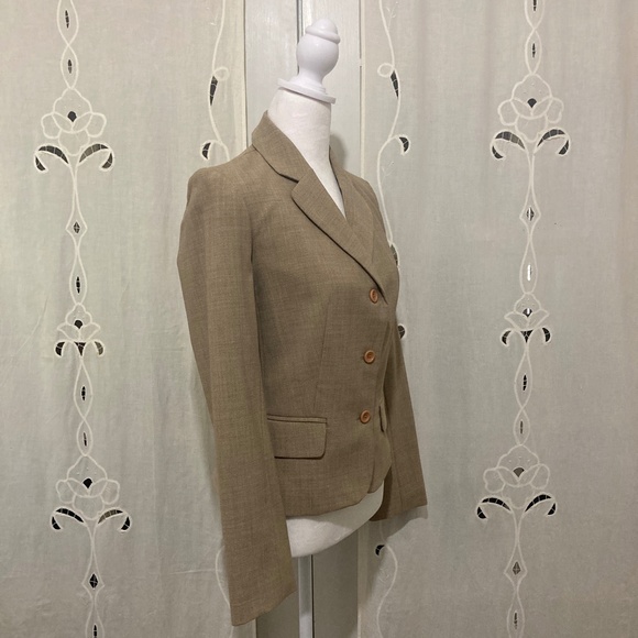 Tan Blazer, Body by Victoria (Victoria's Secre), Size 0 - Picture 4 of 5